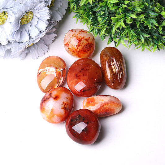 1.2"-3.0" Carnelian Palm Stone