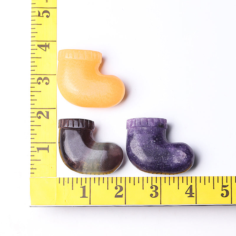 1.9" Sock Crystal Carvings for Christmas