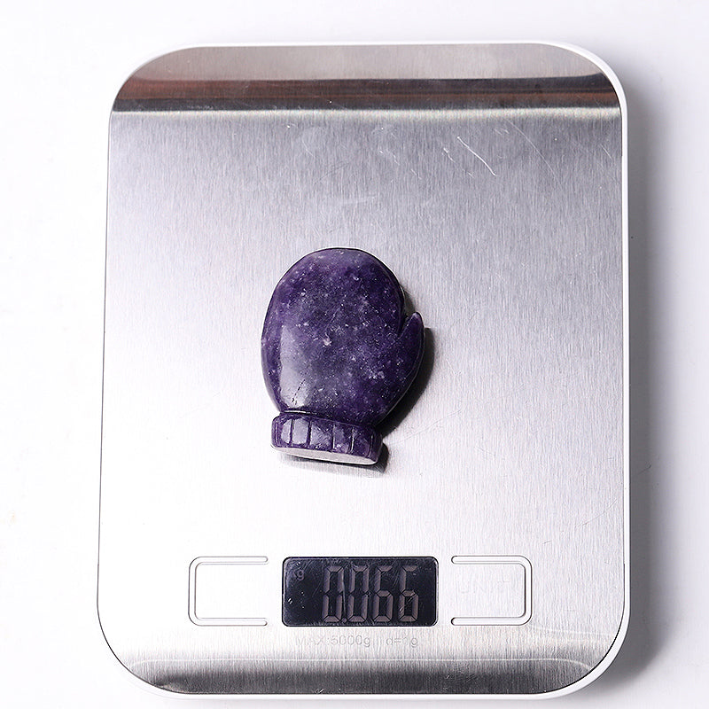 2.2" Gloves Crystal Carvings for Christmas