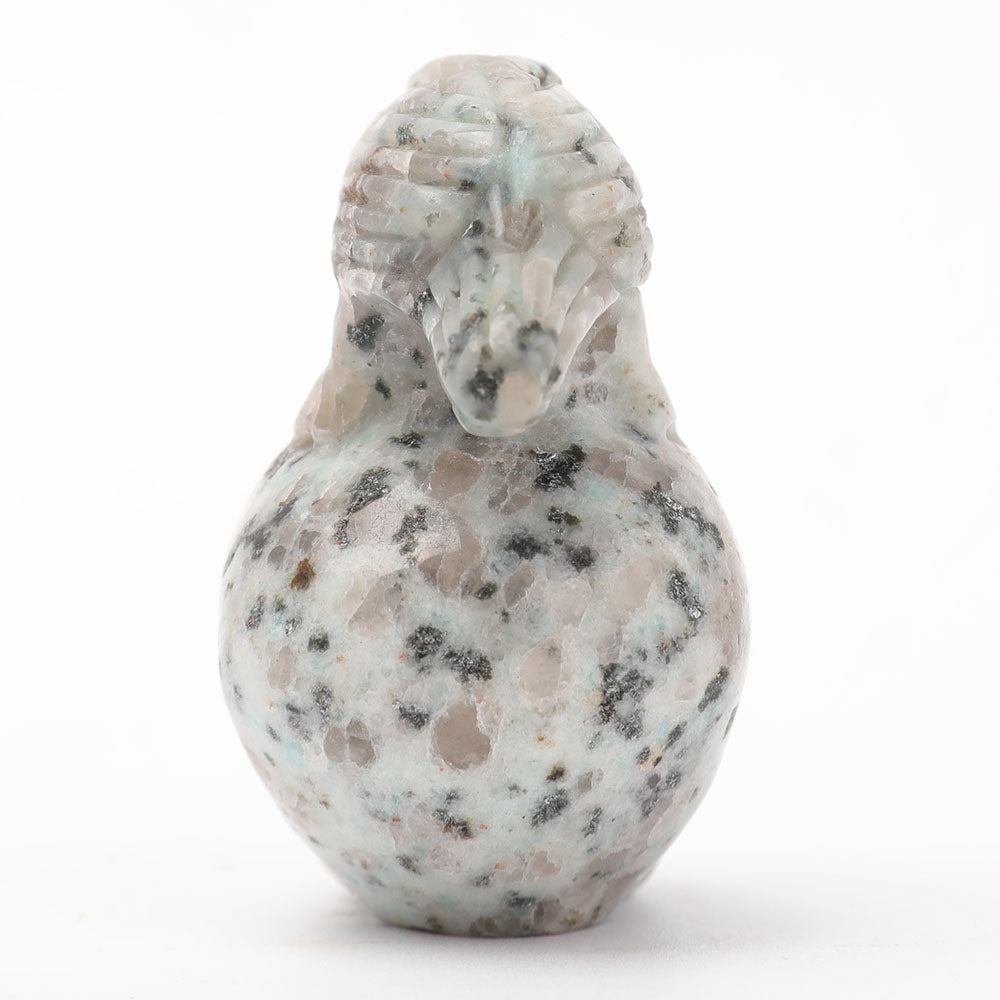 2" Unique Kiwi Jasper Skull Carvings for Halloween