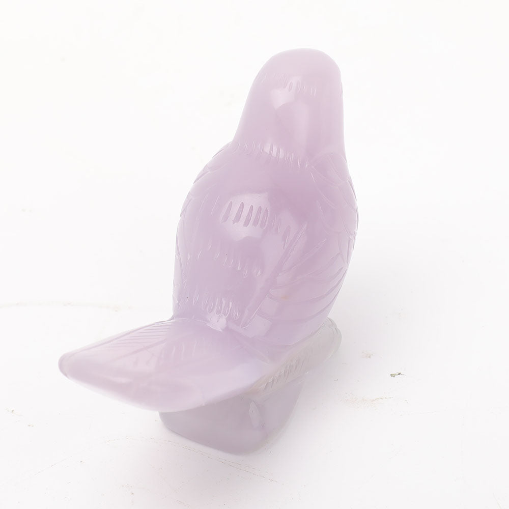 2.9" Fluorite Hand Carved Bird Free Form