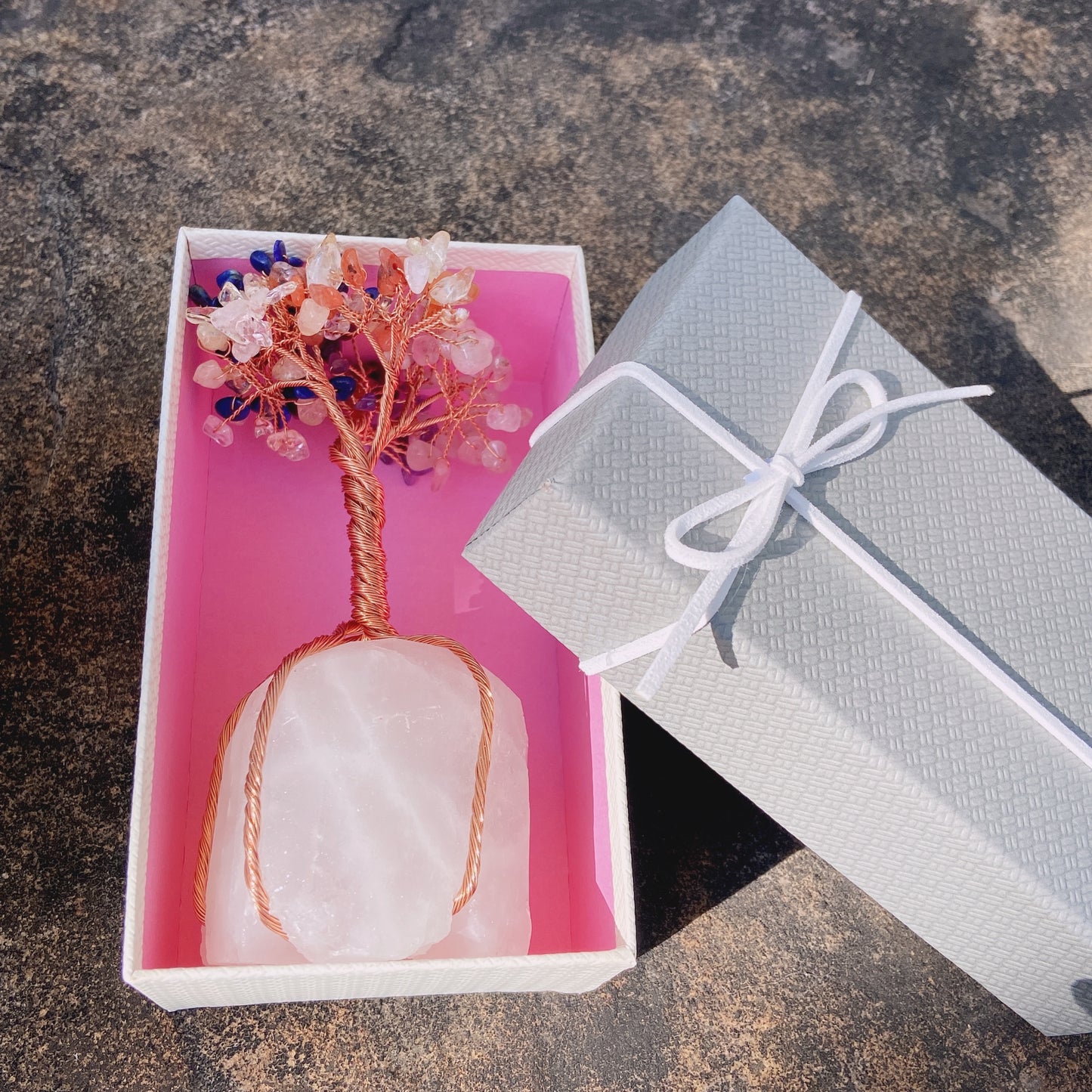 128-140mm Crystal Tree Free Form