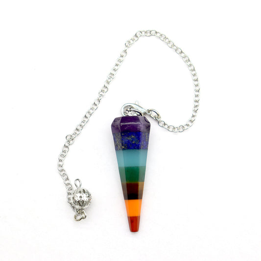 7 Chakra Energy Healing Crystal Pendulum