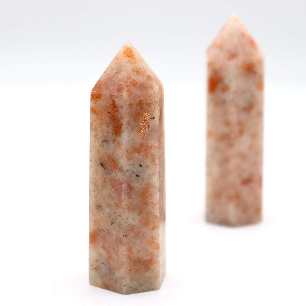 Natural Strawberry Quartz Points Reiki Gemstone Wands