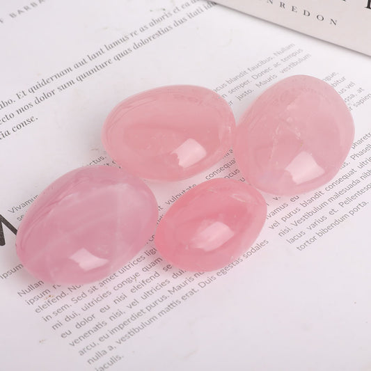 Rose Quartz Palm Stone