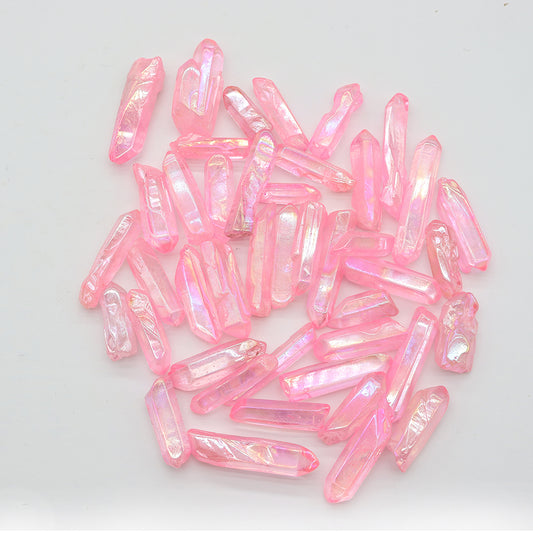 Coated Rock Aura Angel Crystal for Jewelry Making 0.5kg