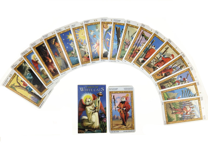 White Cat Tarot Cards Bulk Wholesale