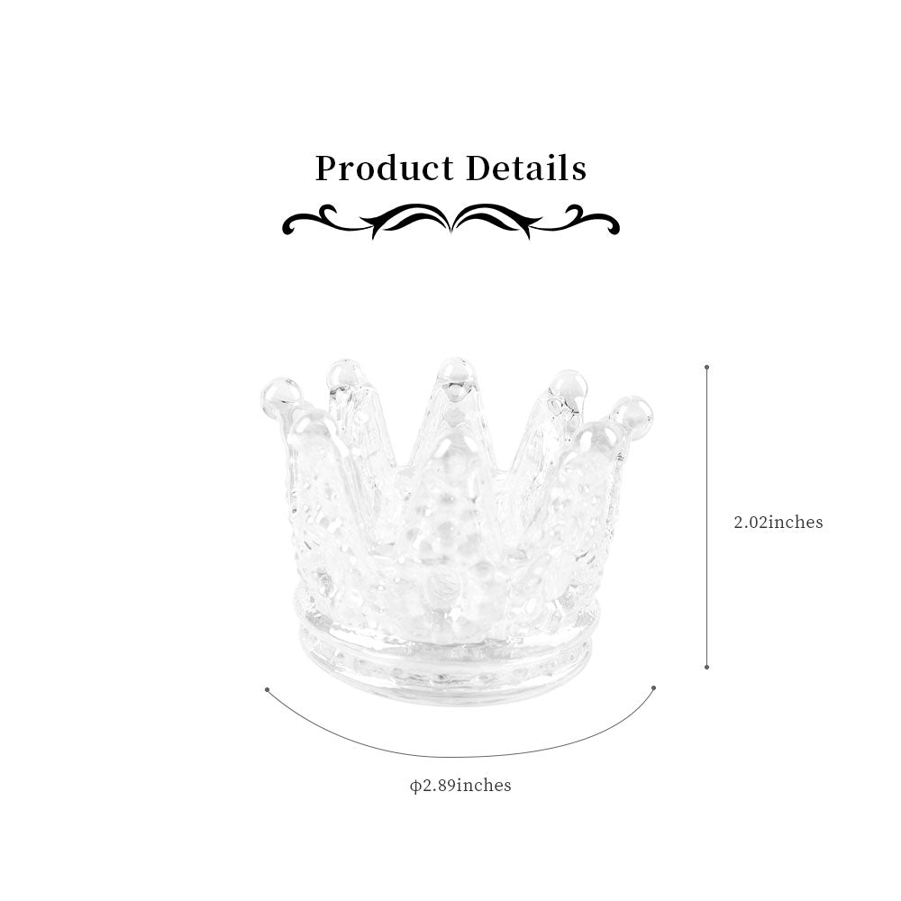 Aura Angel Crystal Glass Jewelry Ring Holder