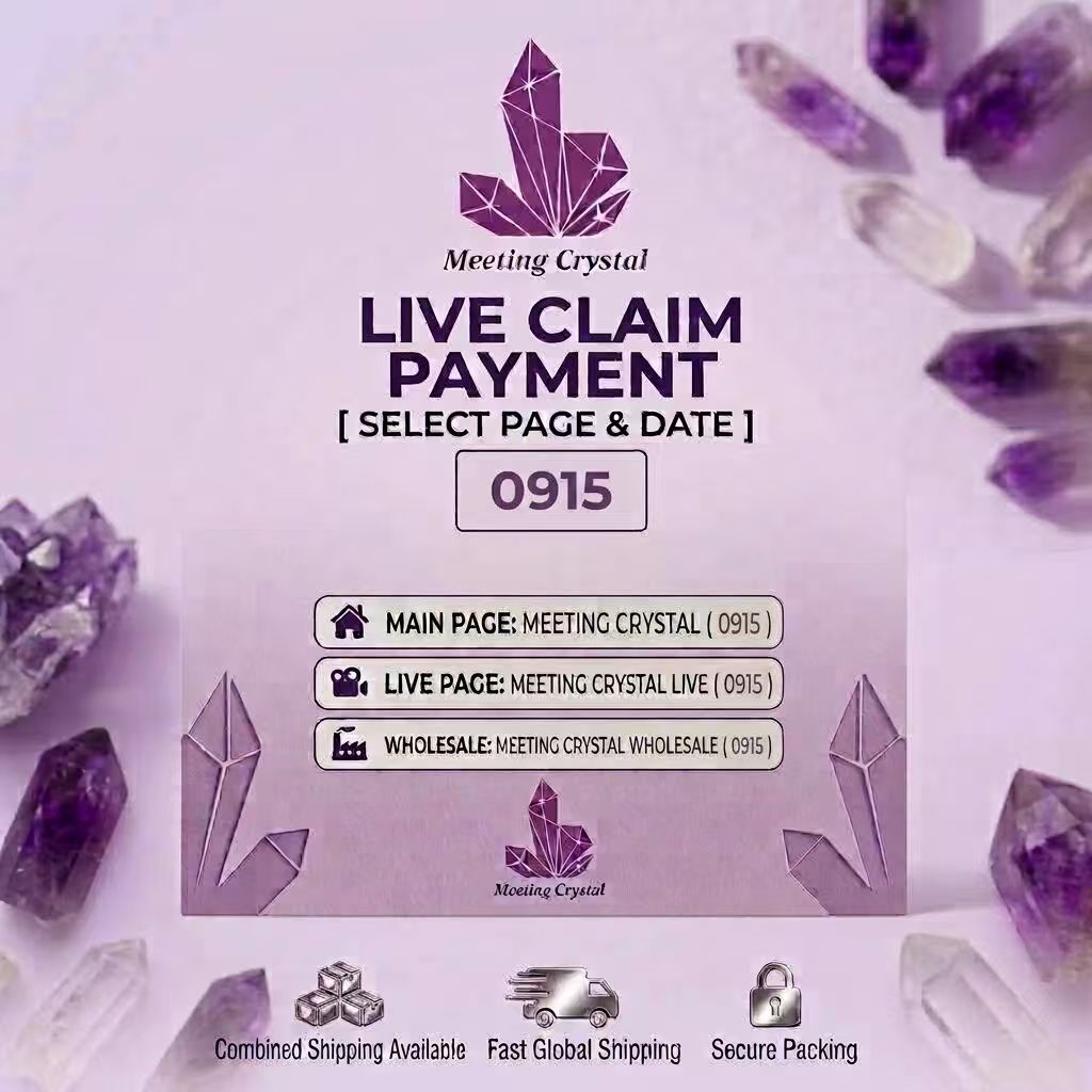 Meeting Crystal  Live Claim Sale of 0915