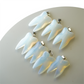 1.2" Mixed Crystal Tooth Shape Pendant Bulk Wholesale