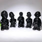 5.4" Black Obsidian Killer Carvings Bulk Wholesale