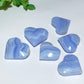 1.0"-1.3" Blue Lace Agate Heart Carvings Crystal Healing Bulk Wholesale