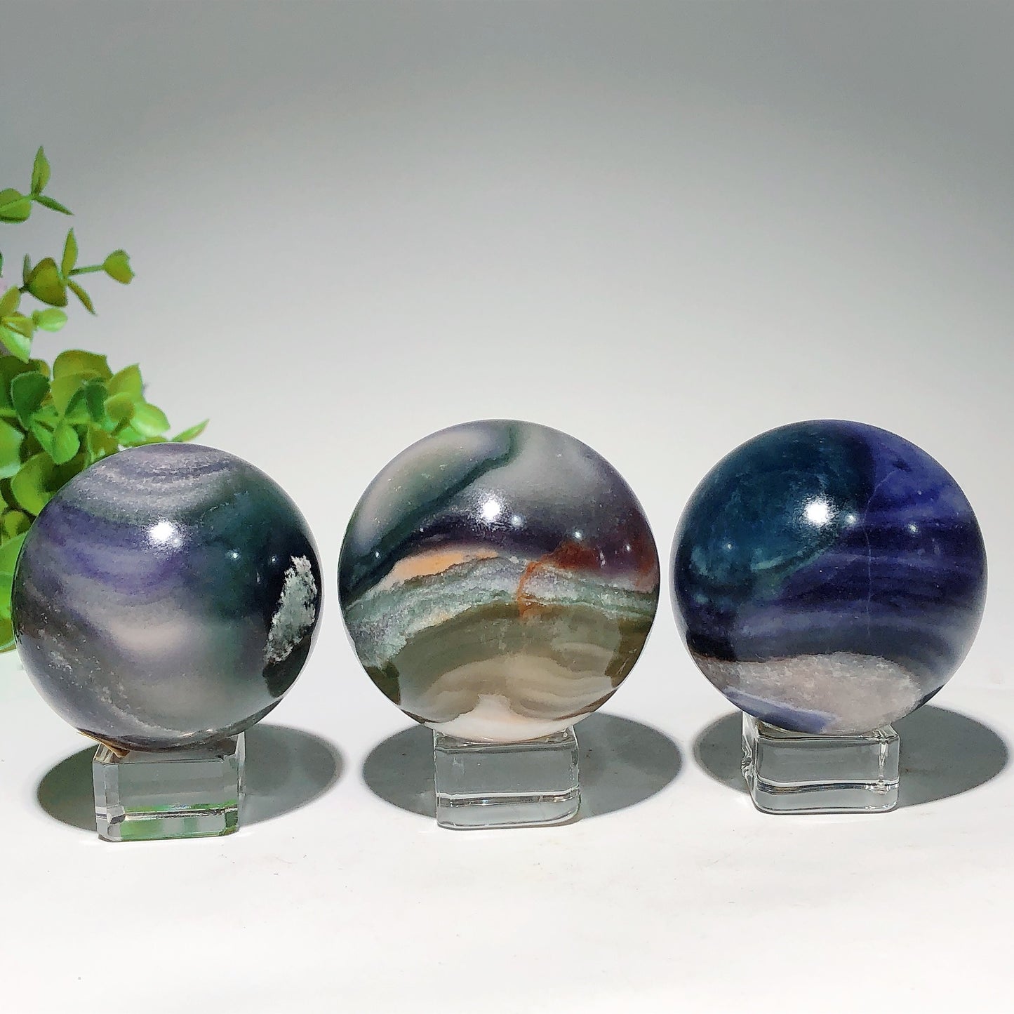 2.0"-3.0"Fluorite Sphere Bulk Wholesale