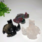 2.7"-4.0" Mixed Crystal Crab Carvings Bulk Wholesale