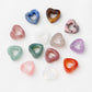 10mm Mixed Crystal Drilled Square Heart Shape for Jewelry DIY Crystal Healing Bulk Wholesale