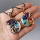 32mm Chakra Shell Shape Pendant Bulk Wholesale