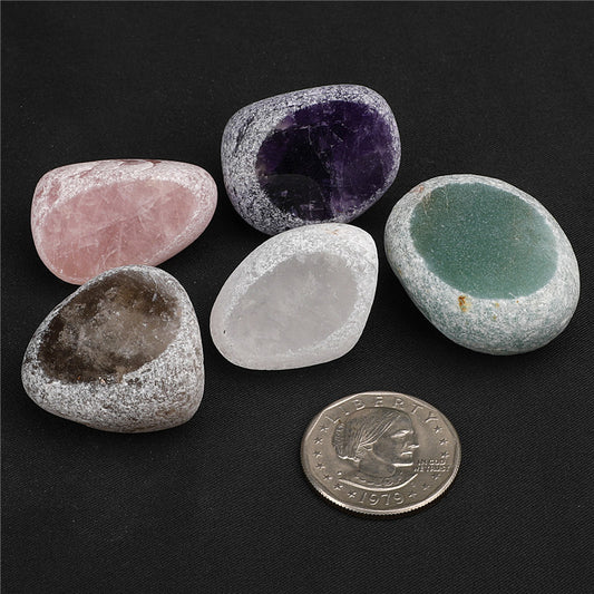 2-3cm Crystal Window Seer Stone Emma's Dragon Egg Healing Stone Crystal Healing Bulk Wholesale