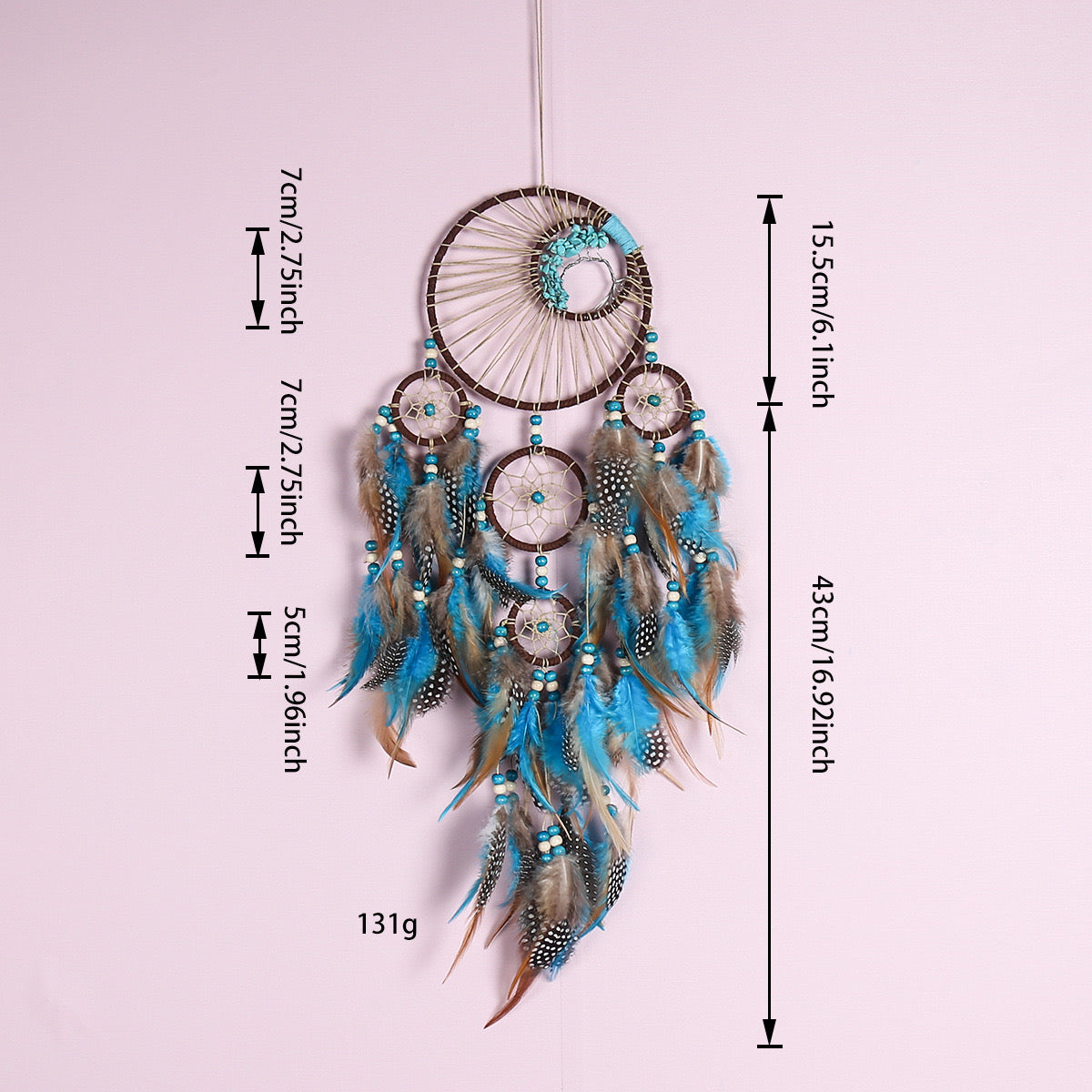 Blue Turquoise Crystal Dreamcatcher Crystal Healing Bulk Wholesale