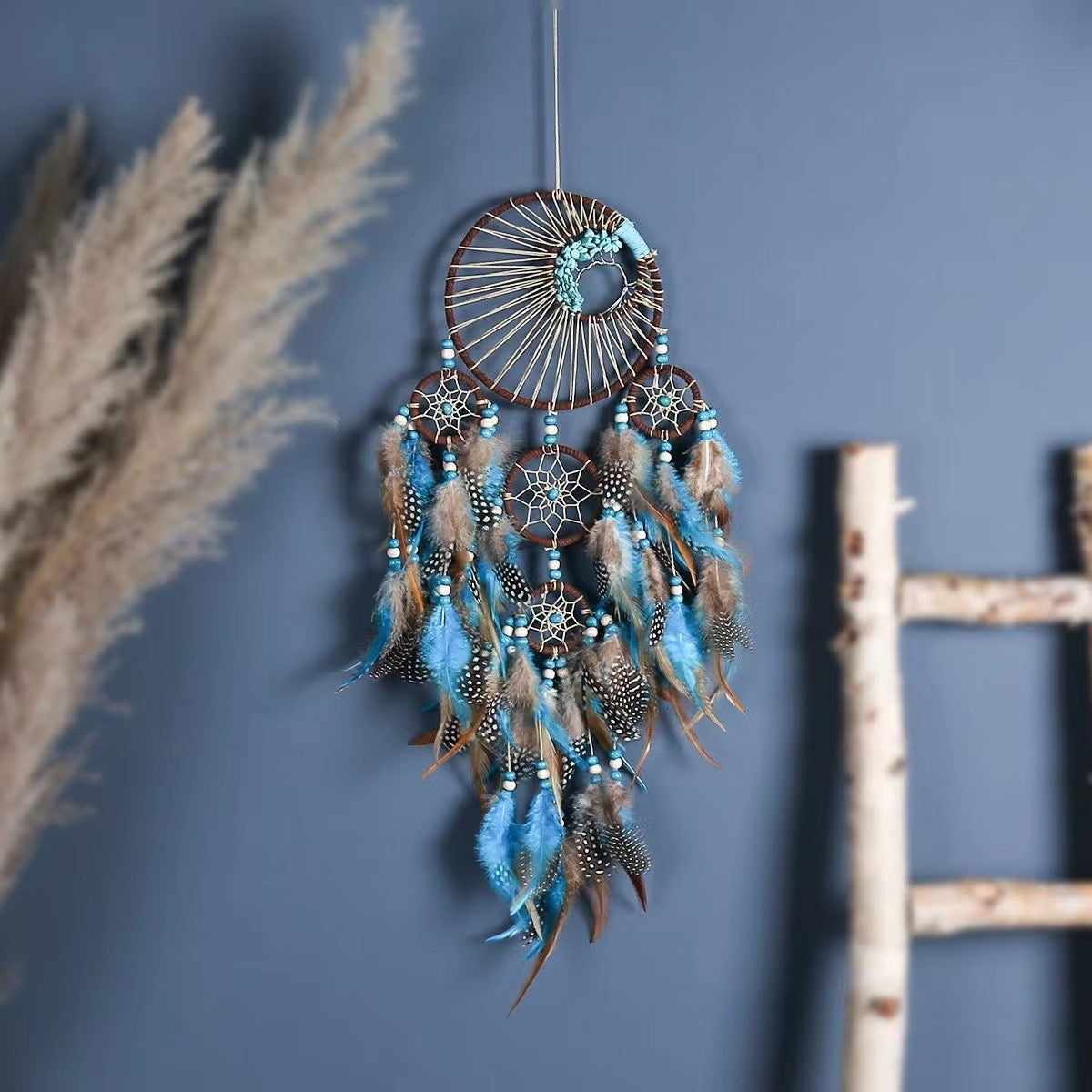 Blue Turquoise Crystal Dreamcatcher Crystal Healing Bulk Wholesale