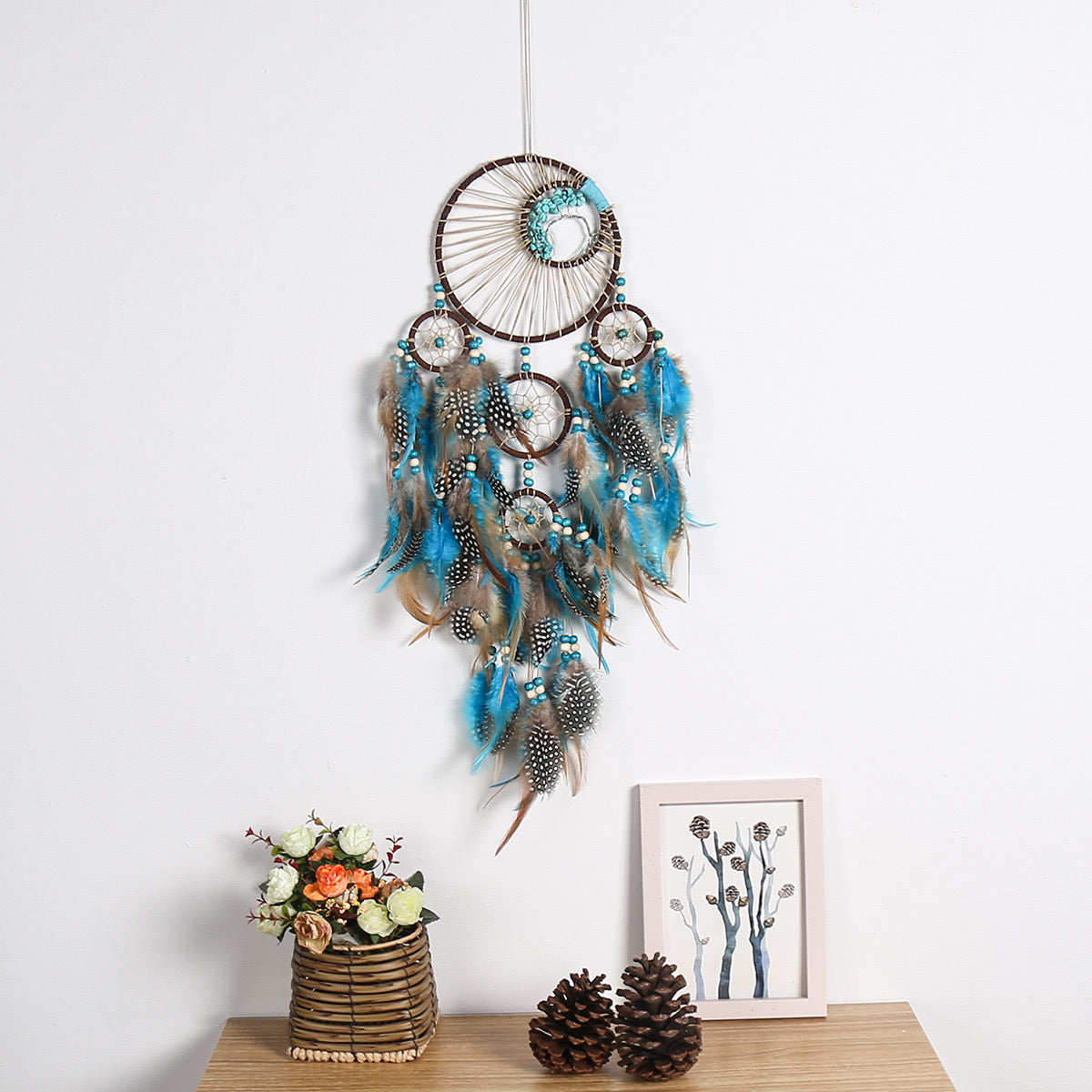 Blue Turquoise Crystal Dreamcatcher Crystal Healing Bulk Wholesale