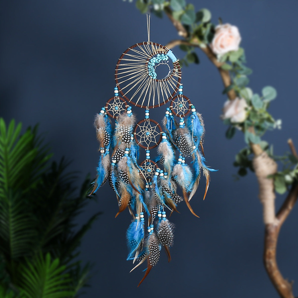 Blue Turquoise Crystal Dreamcatcher Crystal Healing Bulk Wholesale