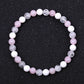 6-10mm Rose Quartz Jade Crack Clear Quartz Mixed Bracelet Bulk Wholesale