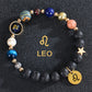 8mm Mixed Crystal Eight Planets Constellation Bracelet