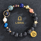 8mm Mixed Crystal Eight Planets Constellation Bracelet