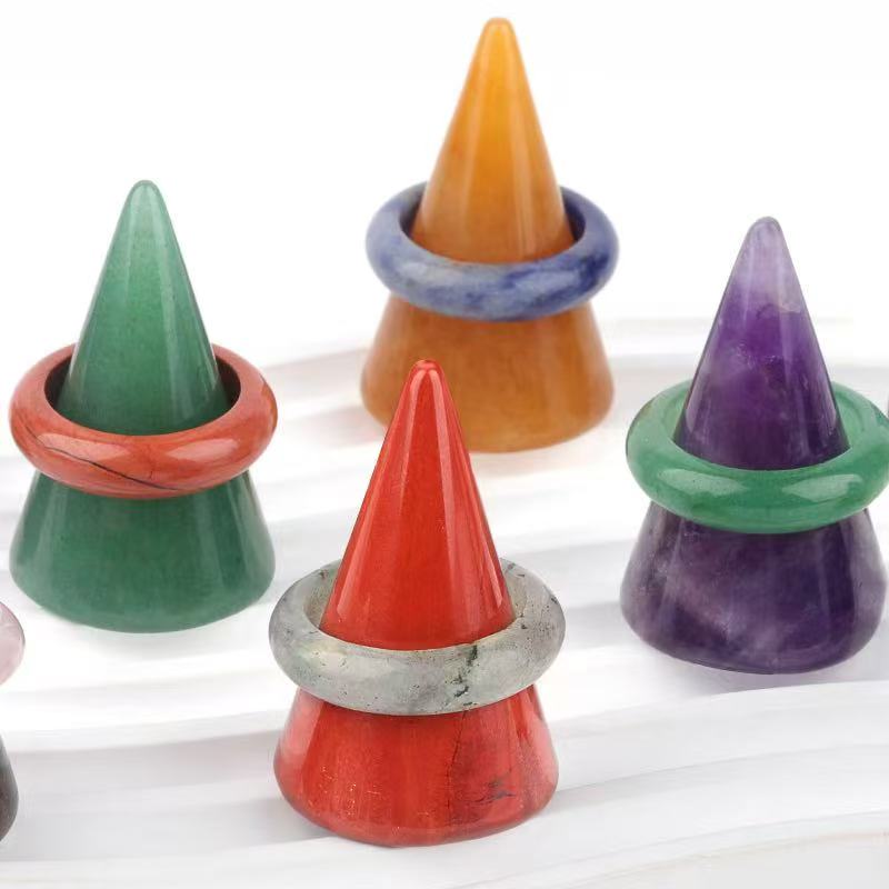 4cm Crystal Ring Holder Crystal Healing Bulk Wholesale
