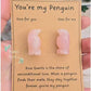 Crystal Sweet Valentine's Day Love Gift Penguin Carving Crystal Healing Bulk Wholesale