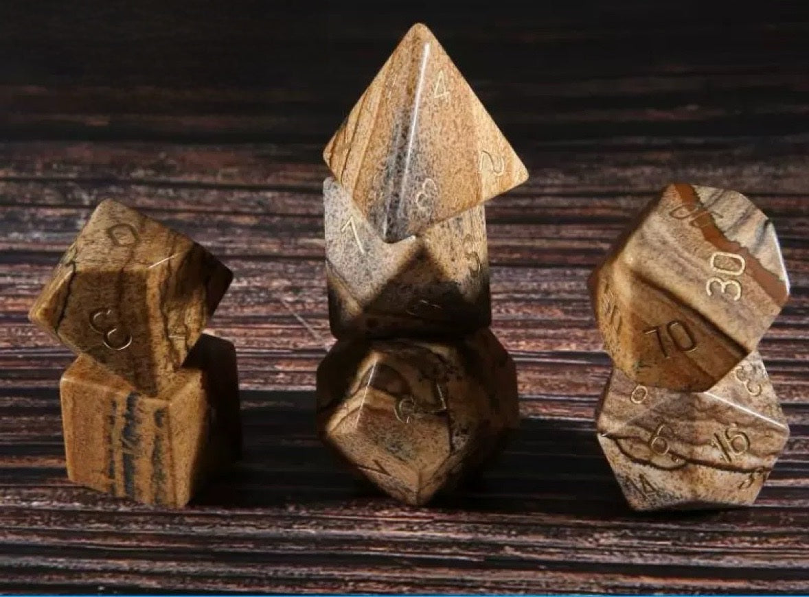 7pcs Crystal Dices Carving Collection Crystal Healing Bulk Wholesale