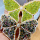 Natural Crystal Chips Butterfly Hairpin Crystal Healing Bulk Wholesale