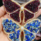 Natural Crystal Chips Butterfly Hairpin Crystal Healing Bulk Wholesale