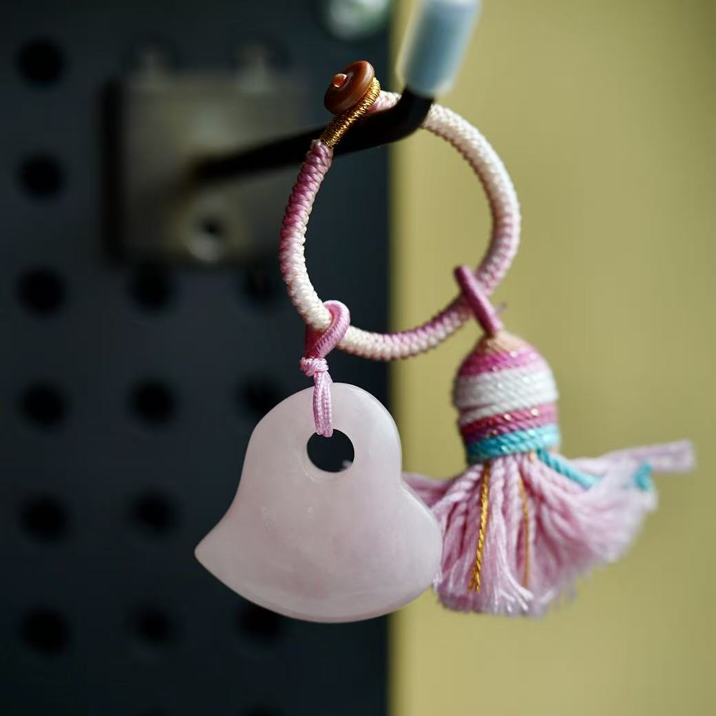Rose Quartz Bag Hanging Crystal Healing Bulk Wholesale