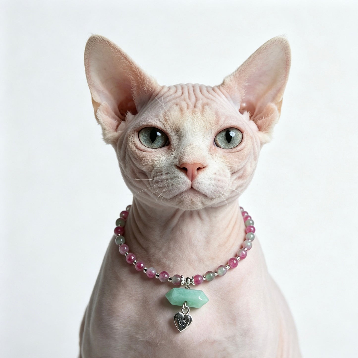 Cat's Eye Pet Collar with Magnet Buckle for Cat Crystal Healing Bulk Wholesale