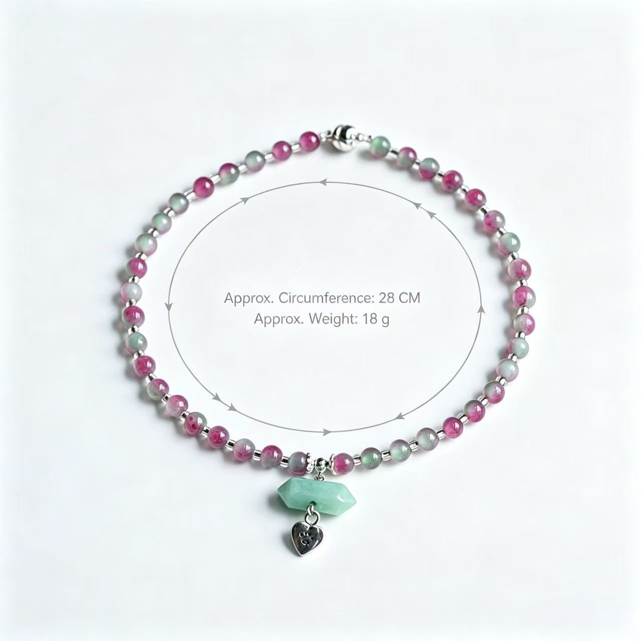 Cat's Eye Pet Collar with Magnet Buckle for Cat Crystal Healing Bulk Wholesale