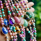 Colorful Lava Rock Pet Collar with Magnet Buckle for Cat Crystal Healing Bulk Wholesale