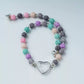 Colorful Lava Rock Pet Collar with Magnet Buckle for Cat Crystal Healing Bulk Wholesale