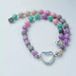 Colorful Lava Rock Pet Collar with Magnet Buckle for Cat Crystal Healing Bulk Wholesale