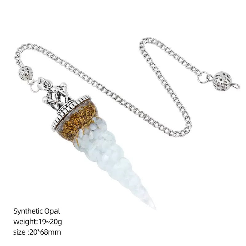 Crystal Chips Unicorn Pendulum for Healing Bulk Wholesale