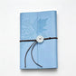 PU Leather Journal Notebook with Natural Crystal Button Decoration Crystal Healing Bulk Wholesale
