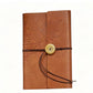 PU Leather Journal Notebook with Natural Crystal Button Decoration Crystal Healing Bulk Wholesale