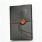 PU Leather Journal Notebook with Natural Crystal Button Decoration Crystal Healing Bulk Wholesale