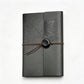 PU Leather Journal Notebook with Natural Crystal Button Decoration Crystal Healing Bulk Wholesale