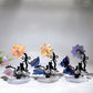 Mixed Crystal Buttterfly & Spinning Flower with Metal Stand Resin Base Free Form Crystal Healing Bulk Wholesale