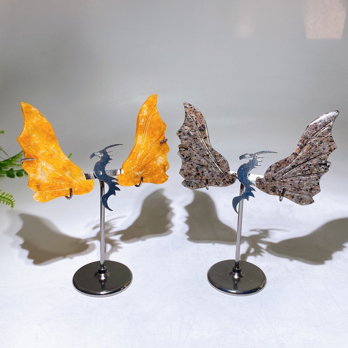 Crystal Dragon Wings with Stand Crystal Healing Bulk Wholesale