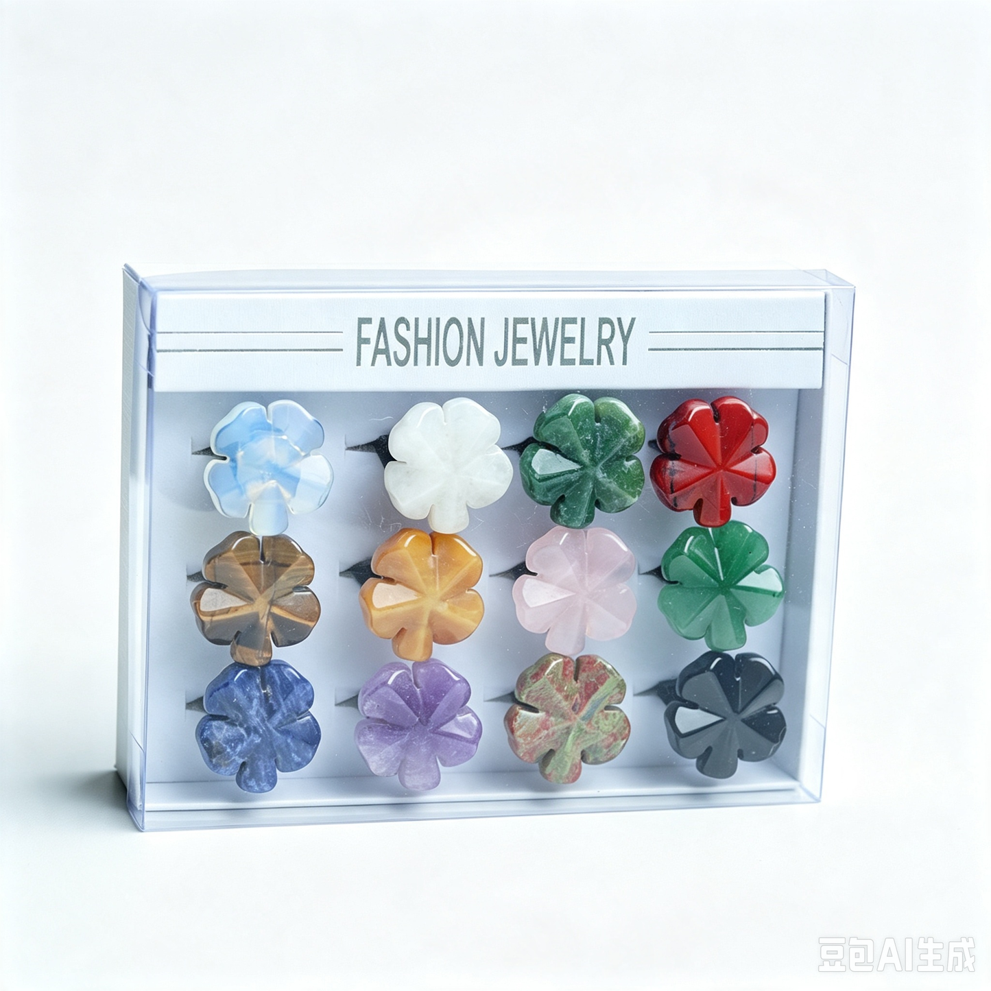 Crystal Four Leaf Clover Vent Clips