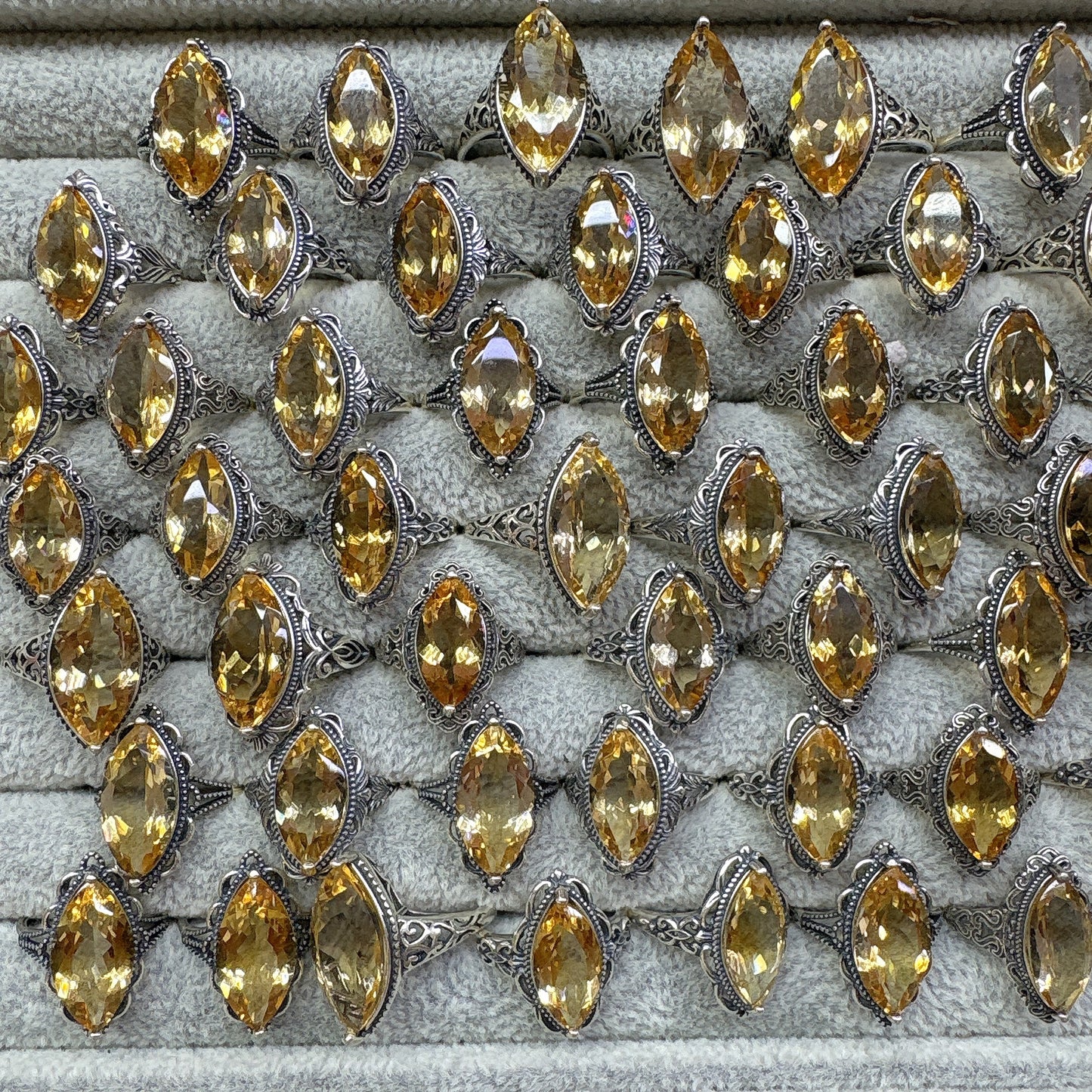 925 Silver Crystal Ring Wholesale