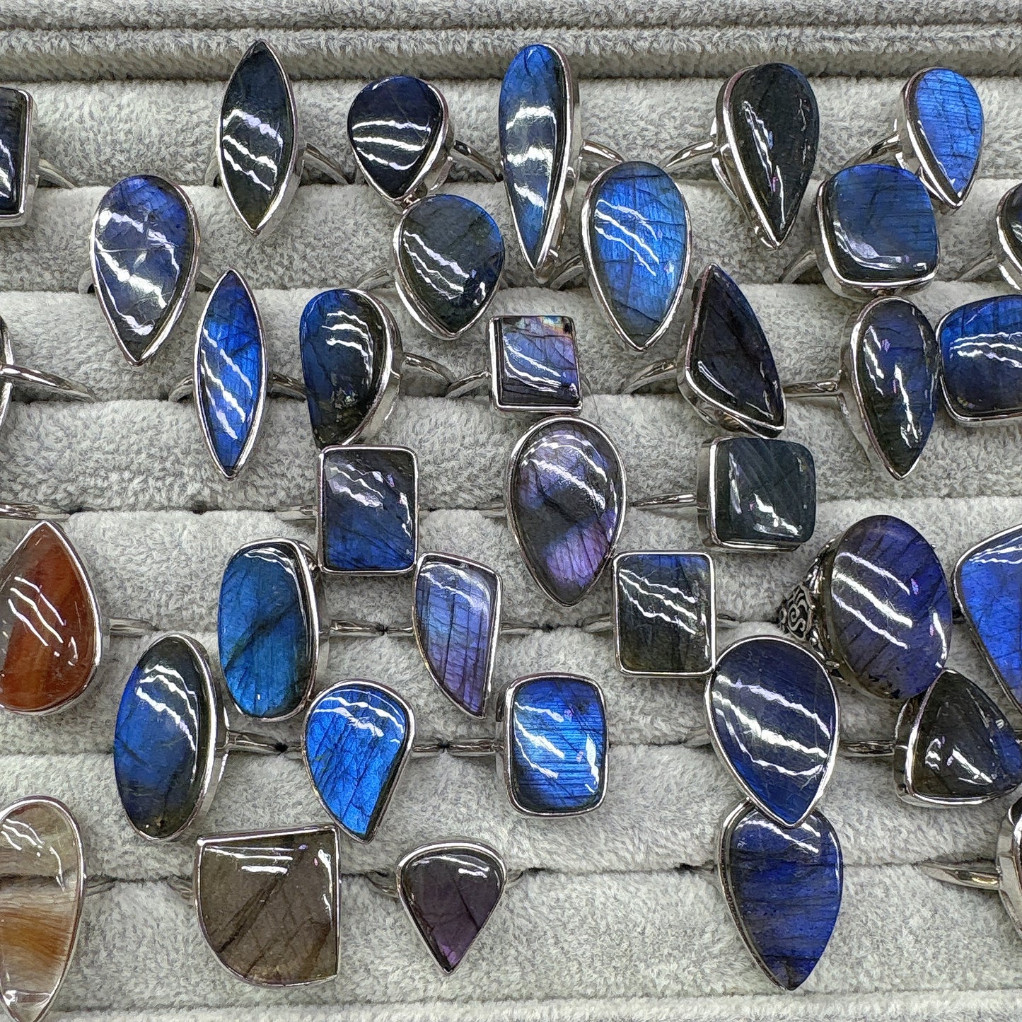 925 Silver Crystal Ring Wholesale