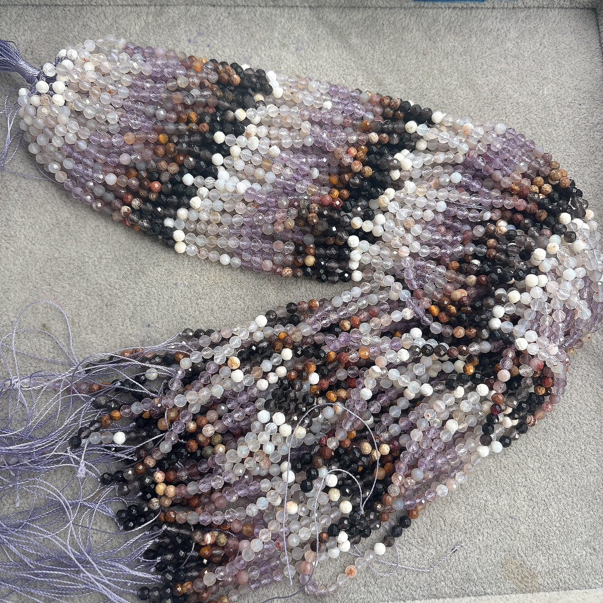 4mm Natural Faceted Gemstone Bead Strands Wholesale New Arrival